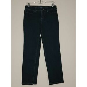 Talbots Straight Leg Dark Wash Denim Jeans Women's Size 4P